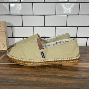 Viscata Barceloneta Womens Size EU 36 Shoes Beige Canvas Handmade Espadrilles